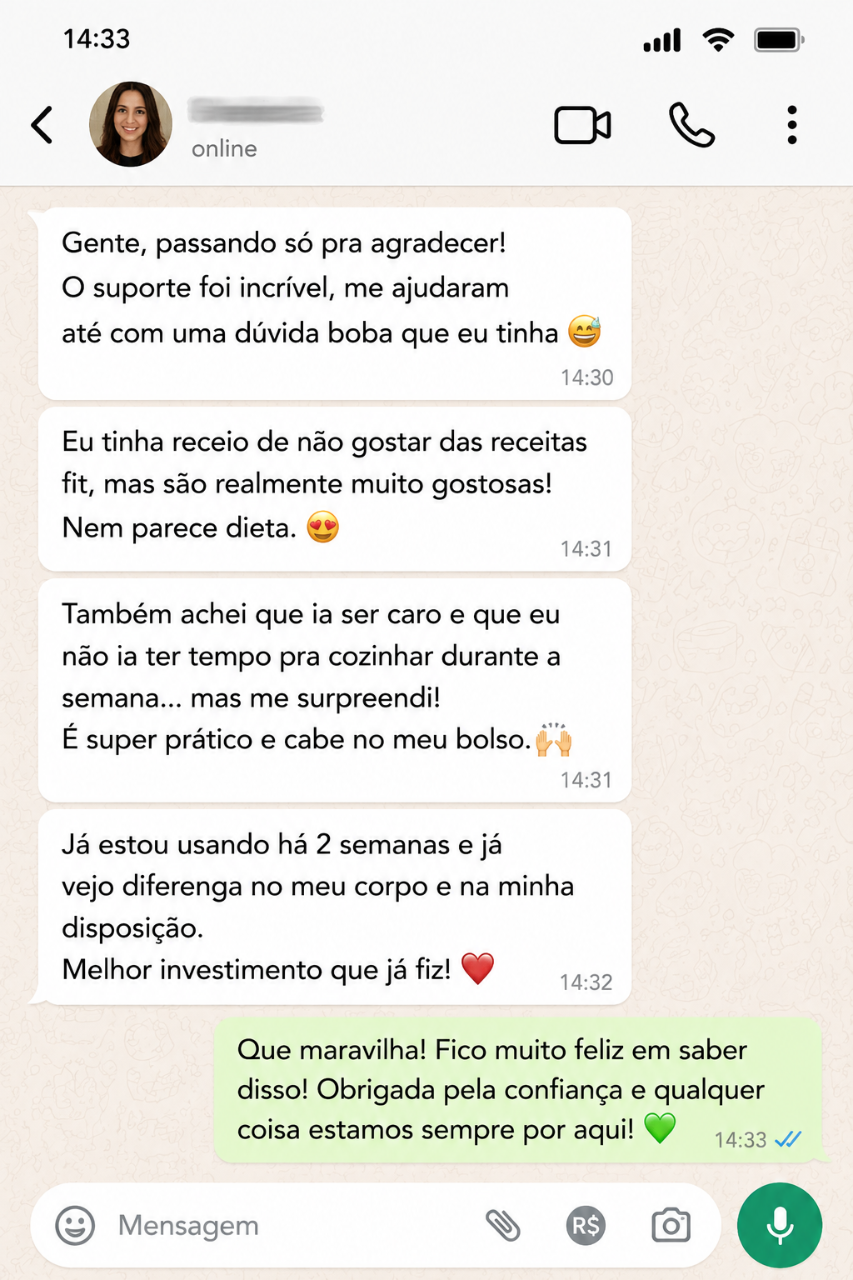 Cliente surpresa com preço e praticidade